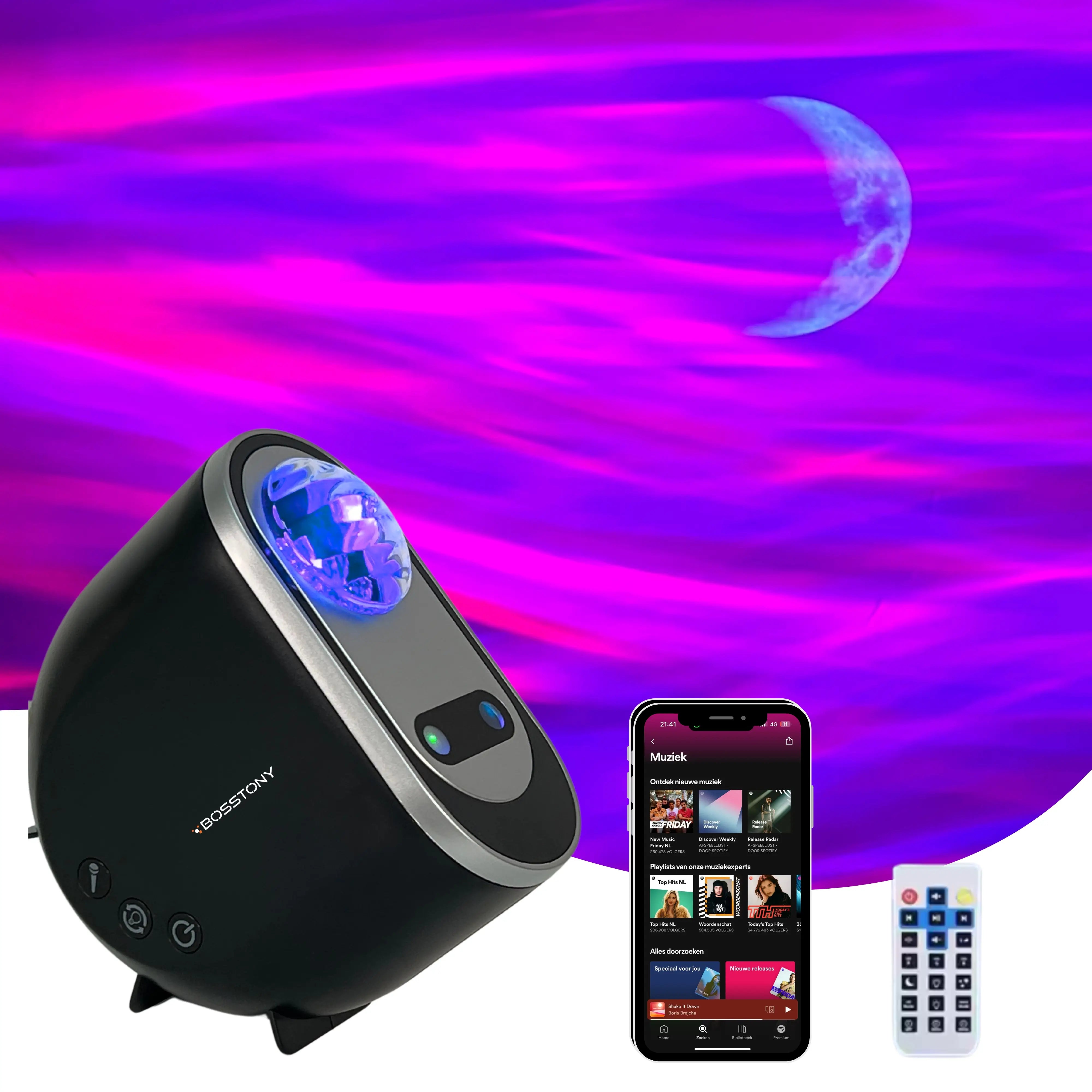 Noorderlicht met Bluetooth  Bosstony